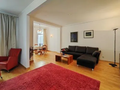 Wohnzimmer Meerblick-Ferienwohnung - Villa Bertha's Heim