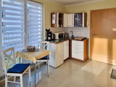 Küche / Küchenzeile Ferienhaus Zum Kreideblick, App. Seesternchen