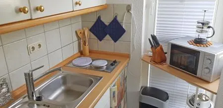 Küche / Küchenzeile Wohnung 10 - Kleiner Leuchtturm- in der Villa Monika