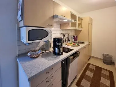 Küche / Küchenzeile Ferienhaus Zum Kreideblick, FW Seepferdchen