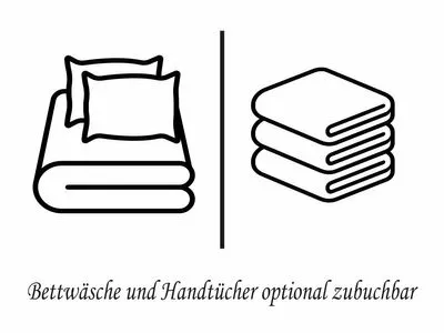 Bettwäsche und Handtücher optional zubuchbar  de Obendtied - Wohnung 4