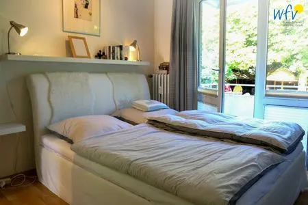 Schlafzimmer Appartementhaus am Wasserturm Ferienwohnung Bounty