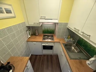 Küche / Küchenzeile Ferienwohnung im Haus Nordland App 59