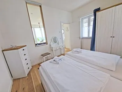 Bett Villa Küstenperle, App. Sonnenaufgang - Meerblick pur!