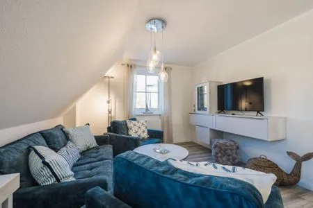 Wohnzimmer Strandbuhne 15 OG