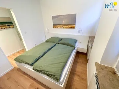 Schlafzimmer Haus Anton-Günther-Straße 16 Ferienwohnung Strandglück