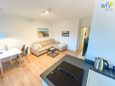 Wohnzimmer Haus Anton-Günther-Straße 16 Ferienwohnung Strandglück