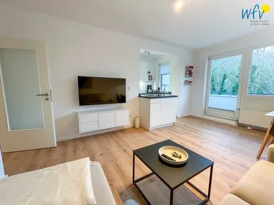 Wohnzimmer Haus Anton-Günther-Straße 16 Ferienwohnung Strandglück