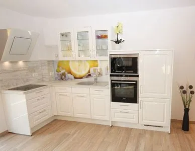 Küche / Küchenzeile Villa Amelie, App. Seemöwe - mit Balkon und Meerblick