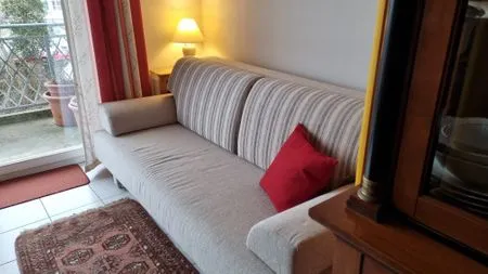 Wohnzimmer Alter Reichshof,  App. 302 - mit Balkon und Meerblick