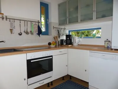 Küche / Küchenzeile Ferienhaus Vorm Wind