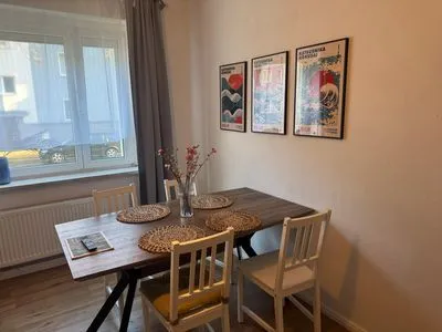 Wohnzimmer Gemütliches Appartement "Irina" in Weißenfels mit 3 Schlafzimmern