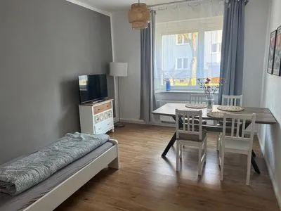 Wohnzimmer Gemütliches Appartement "Irina" in Weißenfels mit 3 Schlafzimmern
