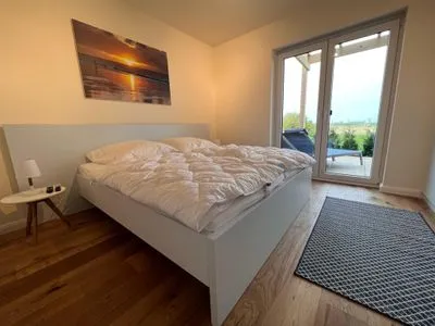 Schlafzimmer Ferienwohnung Frees Mooi