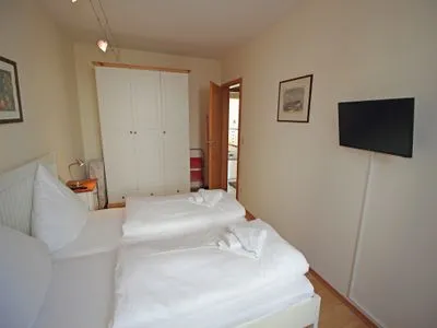 Schlafzimmer Villa Seeblick - App. 309 - mit herrlichem Meerblick
