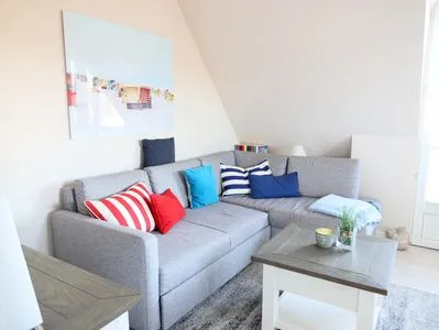 Wohnzimmer Norderstr. 55c, Whg. 11, DG, Sundowner