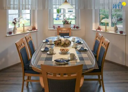 Essbereich Godenhus Ferienwohnung Hannes