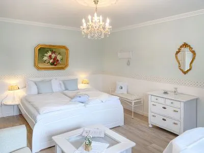 Wohnzimmer Haus Midsommer App. 10 - Top Lage in Strandnähe mit Balkon