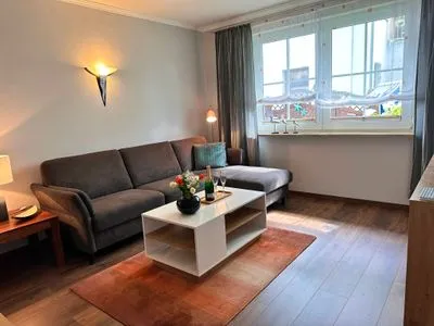 Wohnzimmer Ferienwohnung Seestern