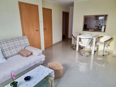 Wohnzimmer Ferienhaus Zum Kreideblick, FeWo Muschel