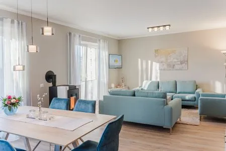 Wohnzimmer Wellnesshaus Strandläufer