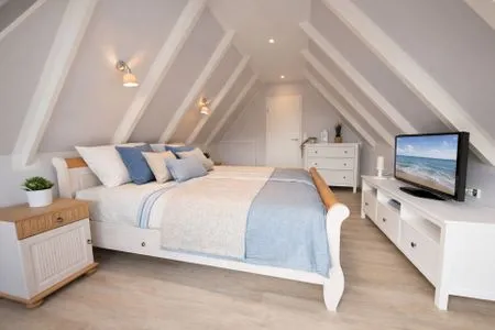 Schlafzimmer Lüttje Strandhuus
