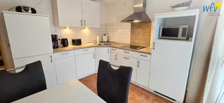 Küche / Küchenzeile Ferienhaus Strandstraße 17 Ferienwohnung 1