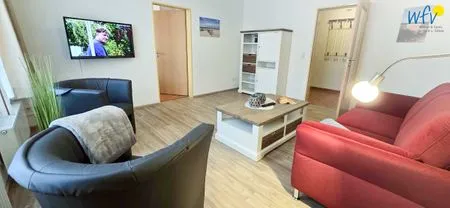Wohnzimmer Ferienhaus Strandstraße 17 Ferienwohnung 3
