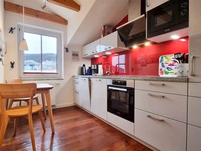 Küche / Küchenzeile Ferienwohnung  Lorenz - mit herrlichem Meerblick