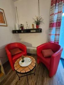 Wohnzimmer Feriendorf Hochbergle Haus Marie