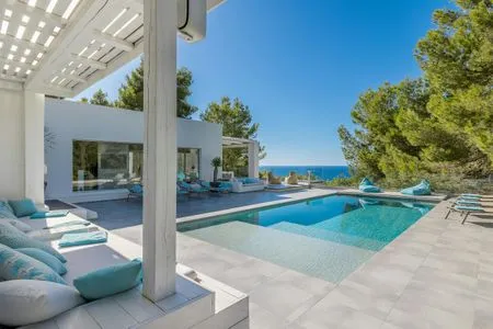 Terrasse Villa Tarida Ibiza