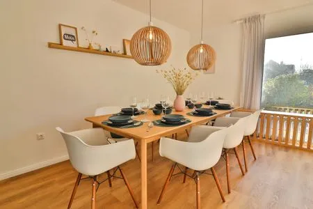 Wohnzimmer Blüten & Meer - Haus Meer