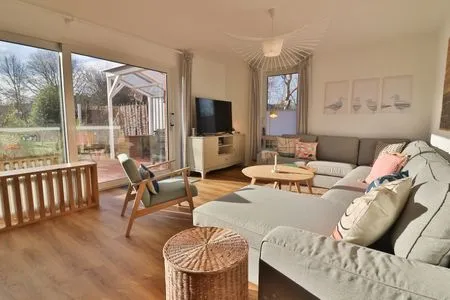 Wohnzimmer Blüten & Meer - Haus Meer