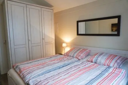 Schlafzimmer Casa Lucy Ferienwohnung 20 Appartmenthaus Strandstr.