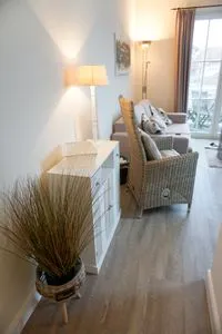 Wohnzimmer Casa Lucy Ferienwohnung 20 Appartmenthaus Strandstr.
