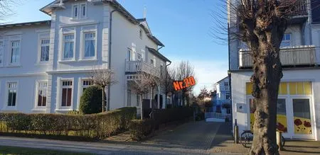 Fassade / Eingang Casa Lucy Ferienwohnung 20 Appartmenthaus Strandstr.
