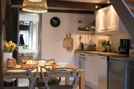 Küche / Küchenzeile Auf den Höfen Ferienwohnung 5 Kleines Glück