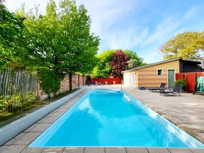 Pool Auf den Höfen Ferienwohnung 5 Kleines Glück