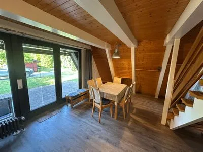 Wohnzimmer Ferienhaus Bergklang