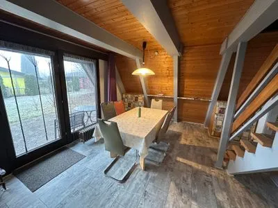 Wohnzimmer Ferienhaus Schneekristall