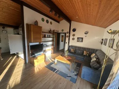 Wohnzimmer Ferienhaus Morgentau