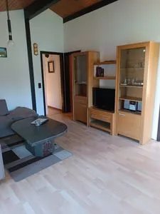 Wohnzimmer Ferienhaus  Abendrot