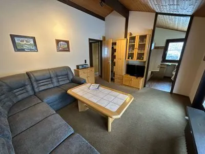 Wohnzimmer Ferienhaus Winterglanz