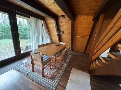 Wohnzimmer Ferienhaus Waldparadies