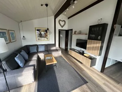 Wohnzimmer Ferienhaus Gartenglück