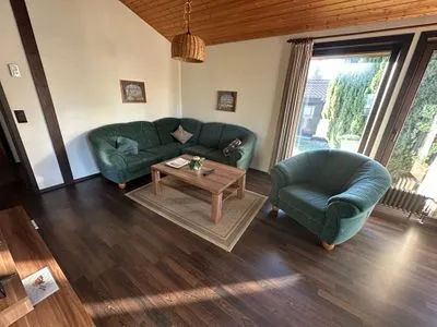 Wohnzimmer Ferienhaus Winterzauber