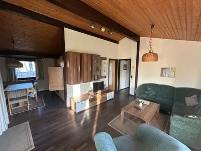 Wohnzimmer Ferienhaus Winterzauber