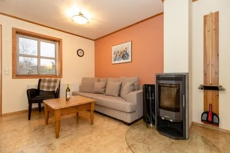 Wohnzimmer Ferienwohnung Bergen im Haus Norway