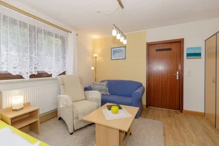 Wohnzimmer Ferienwohnung Molli