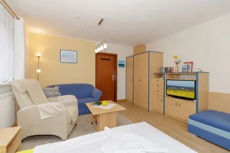 Wohnzimmer Ferienwohnung Molli